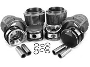 Big bore piston and aluminum cylinder kit 86mm. Porsche 356C / 912 - 008 11 86PB, 0081186PB